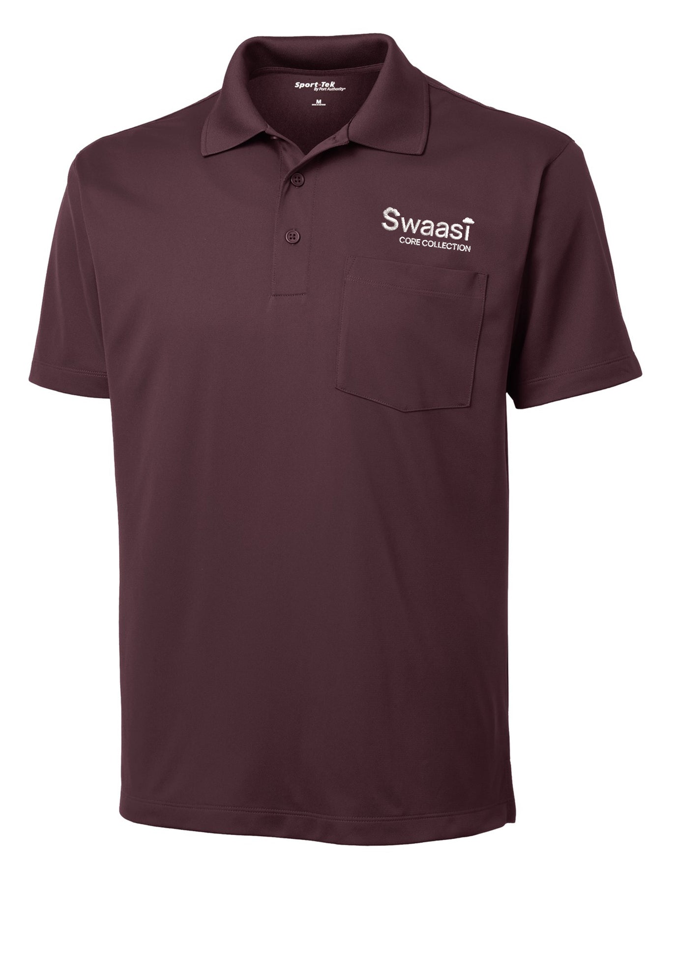 Swaasi Core - Sport-Tek® POCKET Micropique Sport-Wick® Polo with EMB Logo