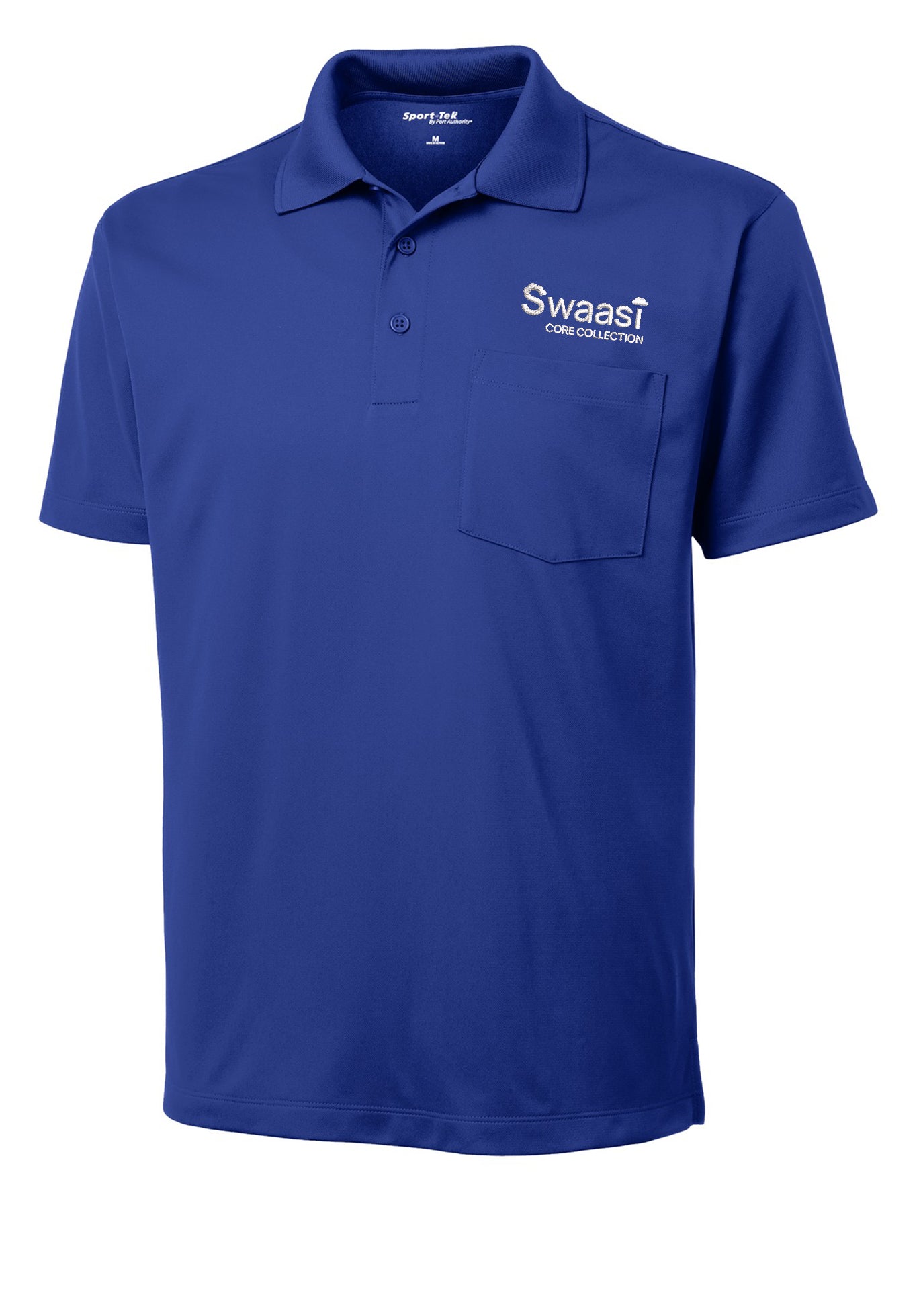 Swaasi Core - Sport-Tek® POCKET Micropique Sport-Wick® Polo with EMB Logo