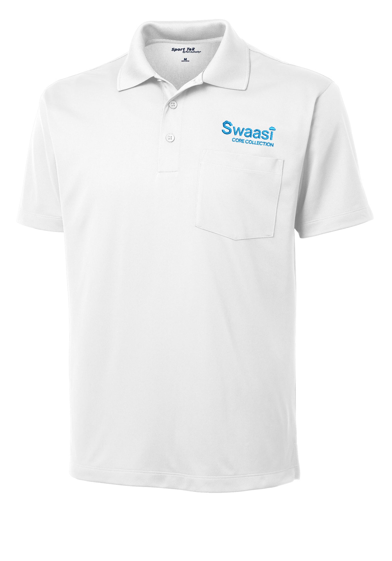 Swaasi Core - Sport-Tek® POCKET Micropique Sport-Wick® Polo with EMB Logo